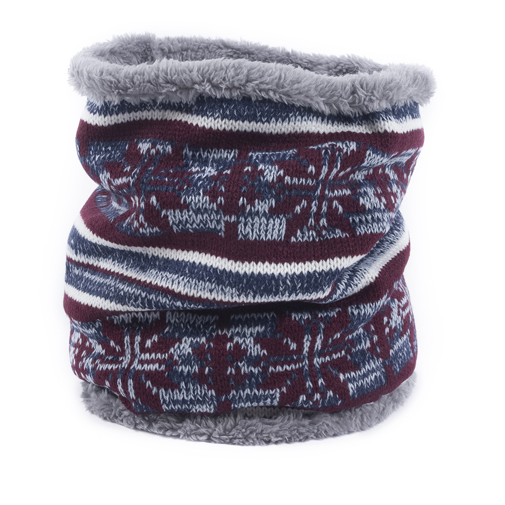 Infinity Scarf Knit - OVTRB теплые вязаные шарфы на флисовой