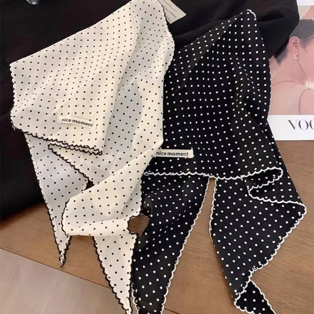Face Scarf Mask - Модный пляжный треугольный платок с кружевной