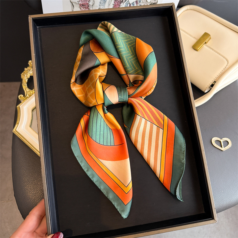 Silk Neck Scarf - 2026 Новый шелковый квадратный шарф с