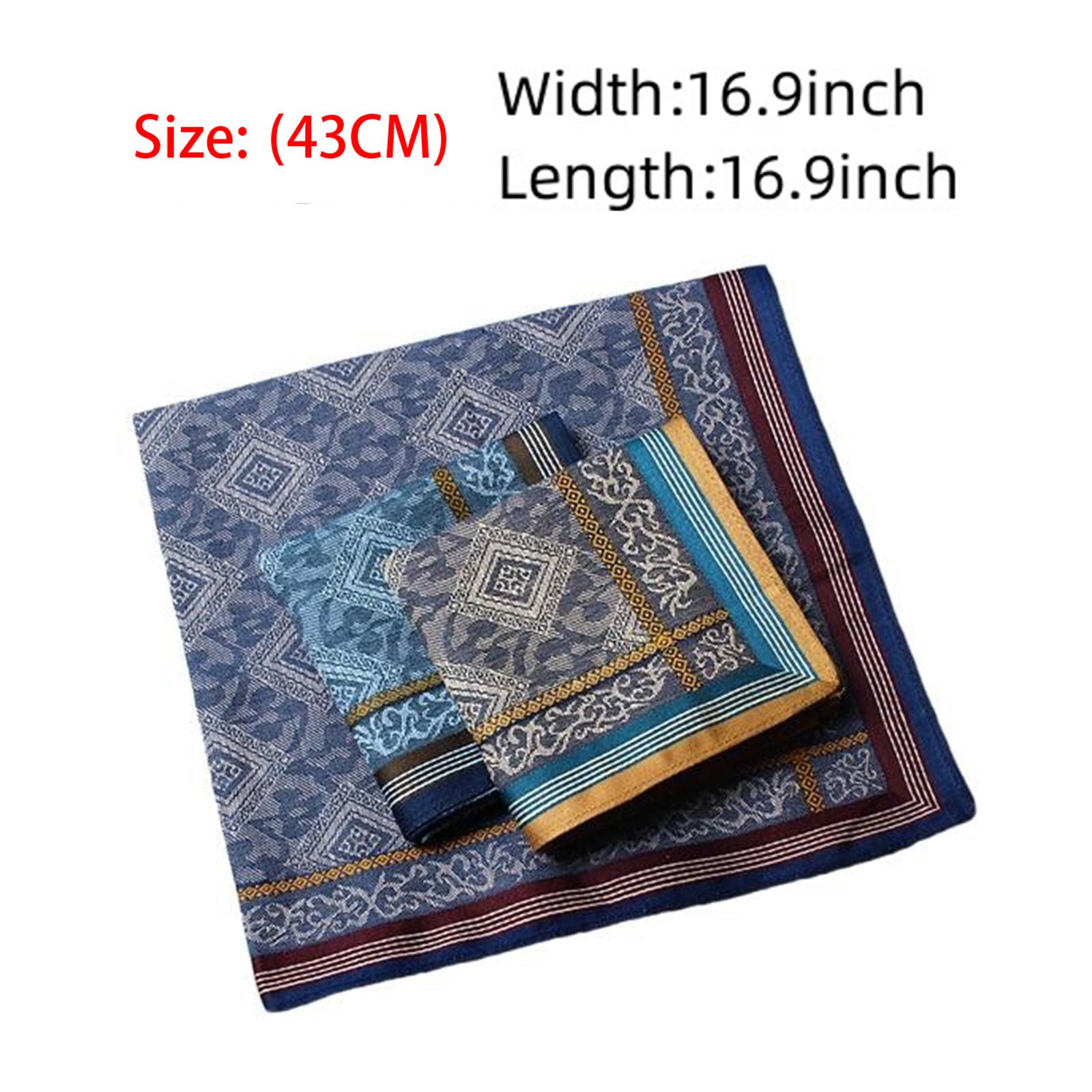 3 мужских носовых платка-паше  – обзор и цена Handkerchief Cotton Men