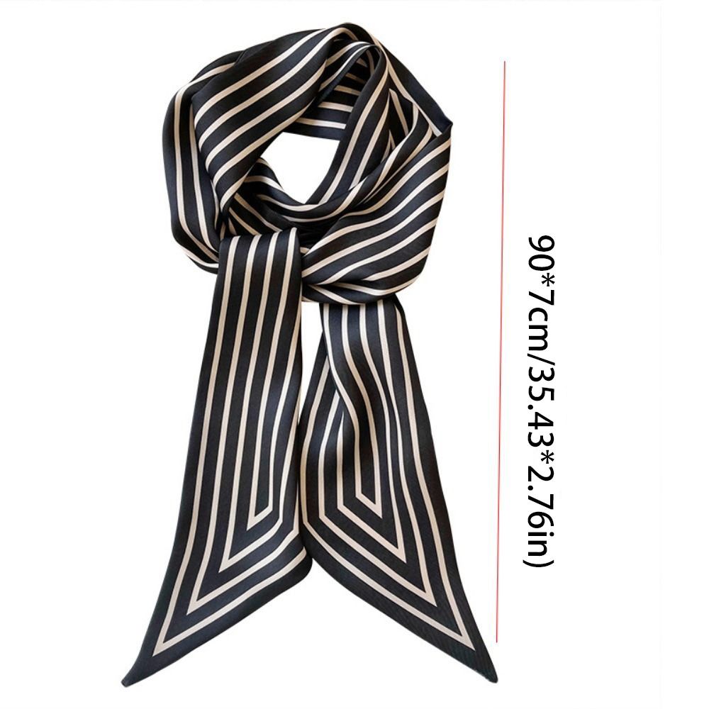Повязка на голову с лентой, ше – обзор и цена Silk Tie Striped