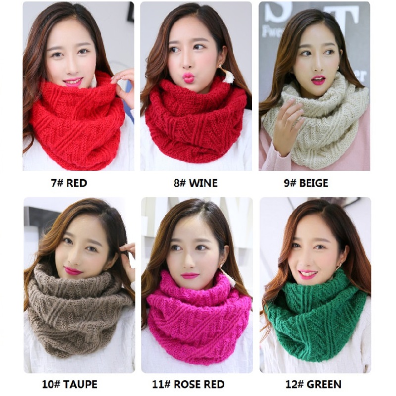 Женский трикотажный шарф с кол – обзор и цена Infinity Scarf Knit
