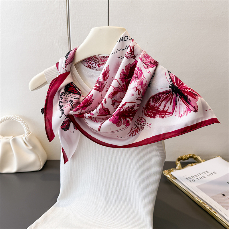 Винтажный шелковый платок с ри – обзор и цена Ascot Neck Scarf