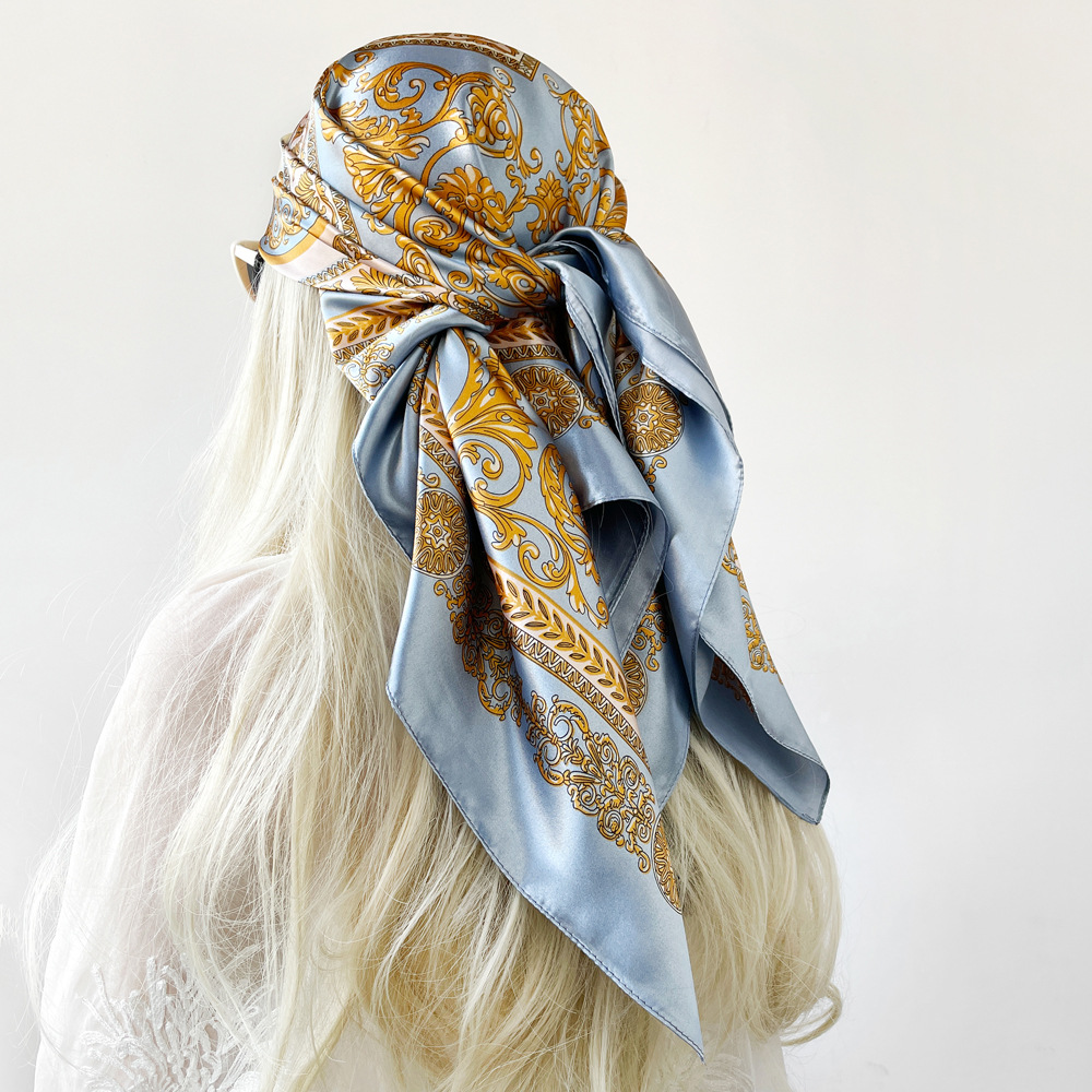 Шелковая атласная квадратная ш – обзор и цена Scarf Silk Square