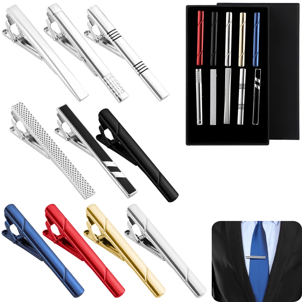 Набор из 10 зажимов для галсту – обзор и цена Tie Bar Set Gift