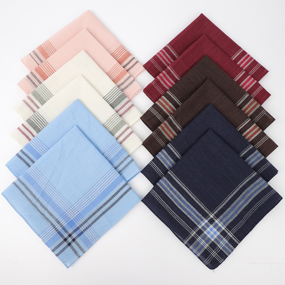 6 шт. мужской разноцветный кле – обзор и цена Handkerchief Cotton Men
