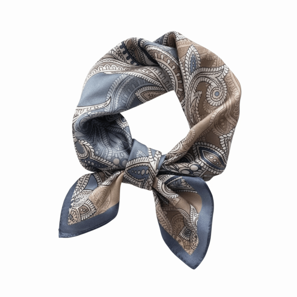 Шелковый квадратный платок с ц – обзор и цена Face Scarf Mask