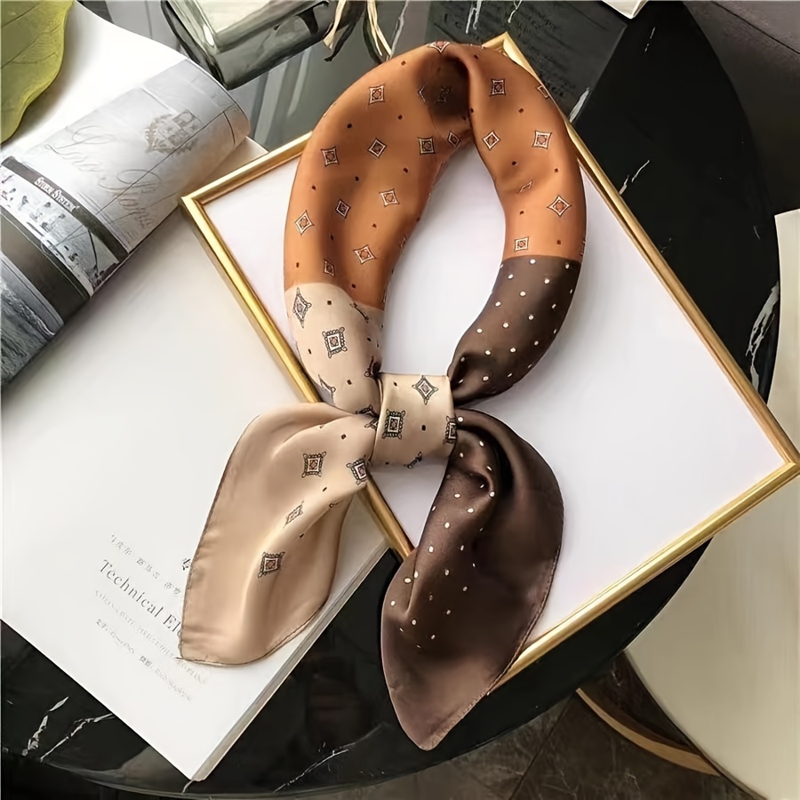 Новинка 2025, женский квадратн – обзор и цена Scarf Silk Square