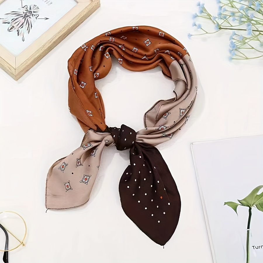 Новинка 2025, женский квадратн – обзор и цена Scarf Silk Square