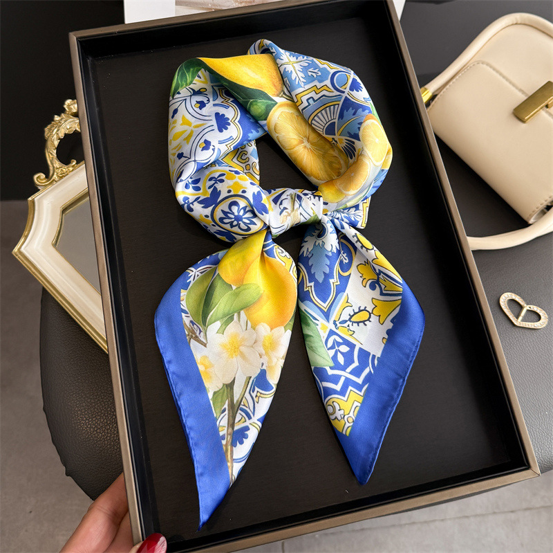 2026 Новый шелковый квадратный – обзор и цена Ascot Neck Scarf