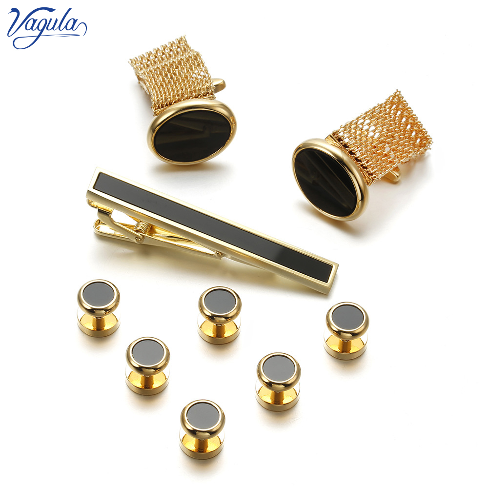 VAGULA Новые 9 шт. запонки заж – обзор и цена Tie Bar Set Gift