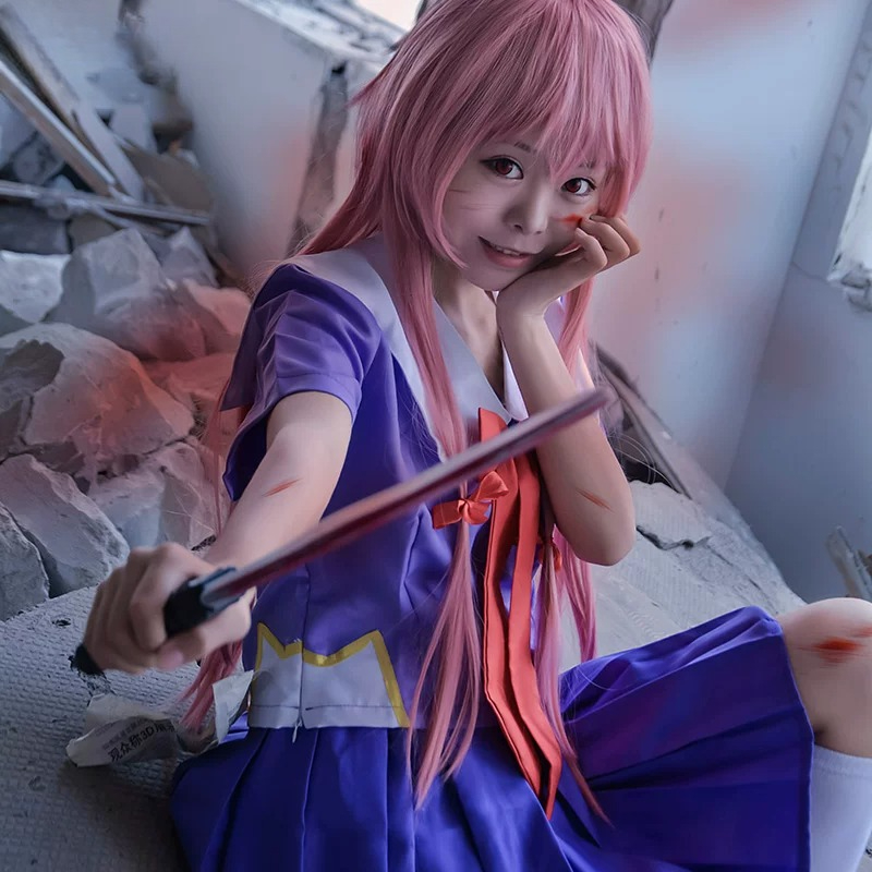 Костюм для косплея Yuno Gasai  – обзор и цена Bow Tie Pre Tied