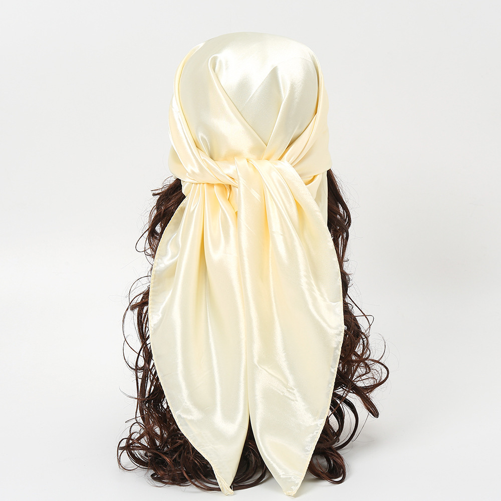 90 см однотонный шейный платок – обзор и цена Scarf Silk Square